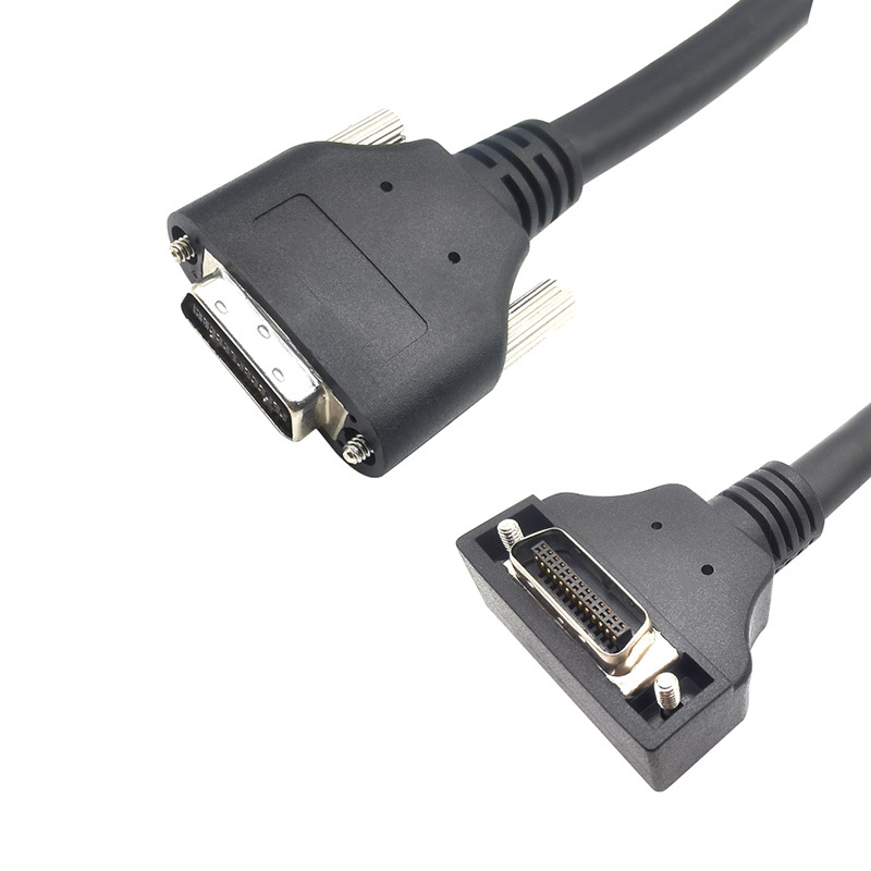 Camera Link工业相机线MDR26 大对大 90度 DOWN高柔拖链线