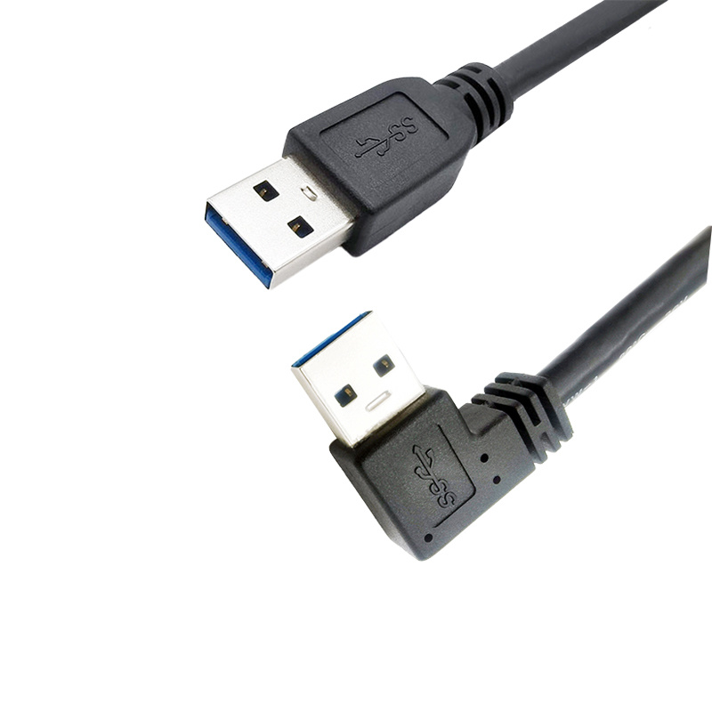 USB3.0 A type Male to USB3.0 A type Male 90D cable