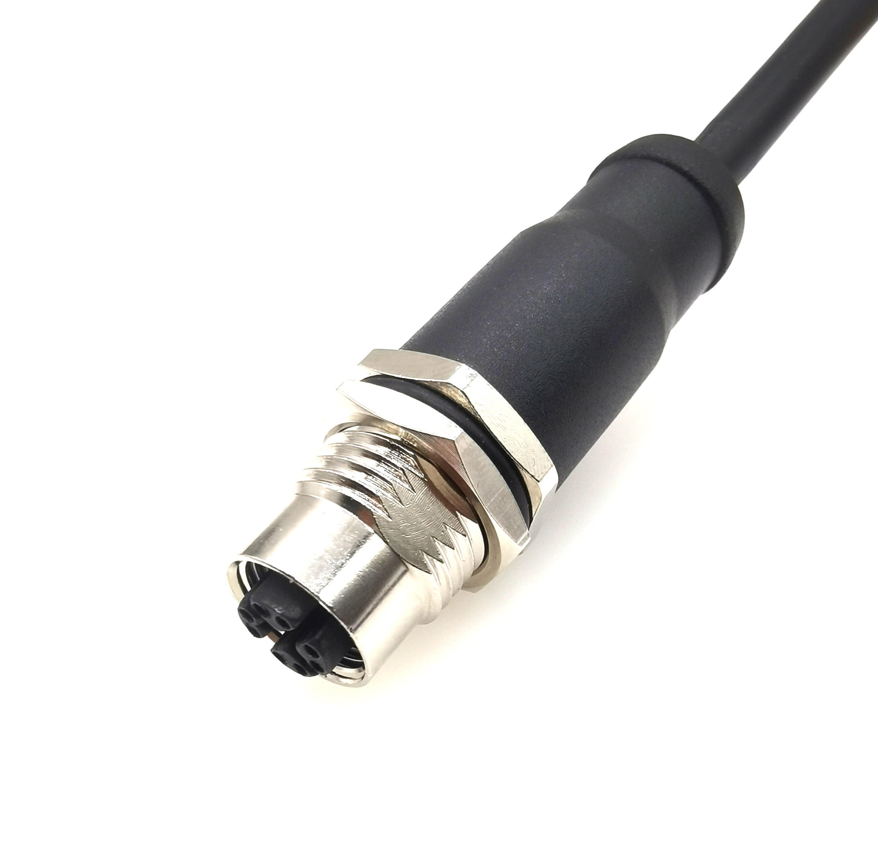 M12 X-CODE Female to RJ45 & Open Cable