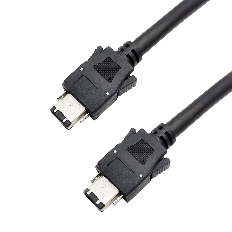 IEEE1394 6针公对公 卡钩式质量保证屏蔽效果好长度可根据客人需求订制