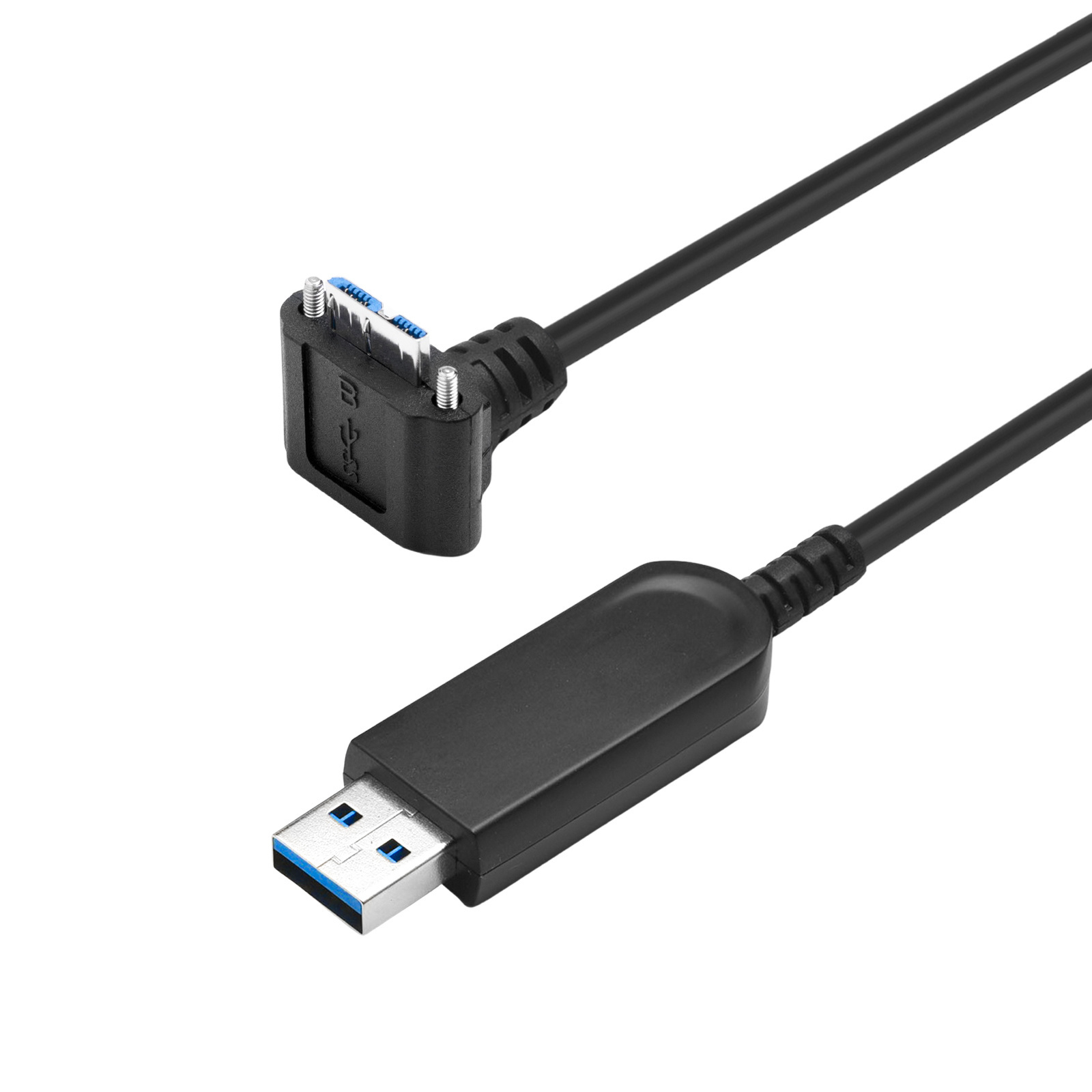 USB3.0 A公头到MICRO B公头90D光纤系列AOC电缆